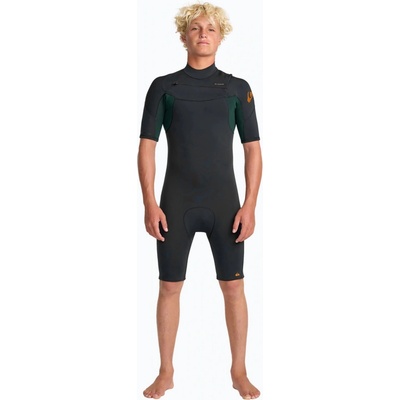 Pánský Quiksilver Everyday Sessions 2/2 mm Chest Zip SS Spring jade