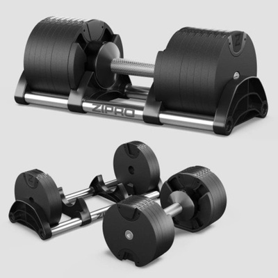 Zipro Nastaviteľné liatinové činky 1 x 36 kg
