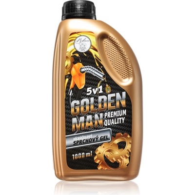 Bohemia Gifts Industrial Golden Man душ-гел за мъже 5 в 1 1000ml
