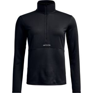 ORTOVOX Дамски поларен пуловер Ortovox Women's Fleece Light Zip Neck Fleece jumper - Black Raven - размер XL (105-7805-0115)