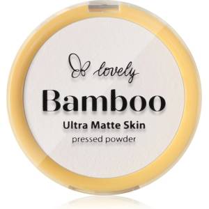 Lovely Bamboo Pressed Powder матираща пудра цвят Transparent