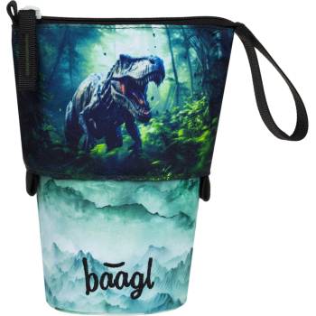 Baagl Школен пенал Pastelkovník Динозавър GRS BAAGL | Zelen | Момчешки | UNI