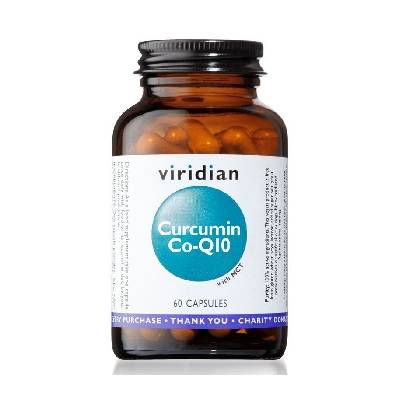 Viridian Curcumin Co-Q10 Kurkumín a Koenzým Q10 60 kapsúl