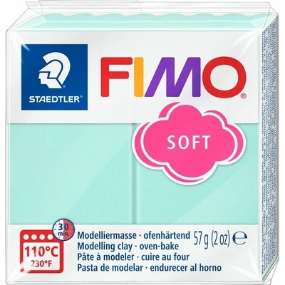 Fimo Modelovacia hmota, 57 g, polymérová Soft jablkovo zelená