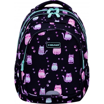 HEAD Ученическа раница Head - Прекрасно коте, 3 отделения (AS502024109)