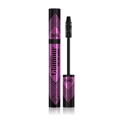 Delia Cosmetics Glamour objemová a prodlužující řasenka pro citlivé oči Black 11 ml