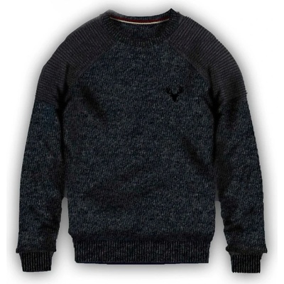 Minoti Svetr chlapecký 7BKNIT 5 šedá