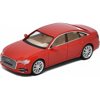 Herpa Audi A6 Limo červená:běžový interiér 1:87