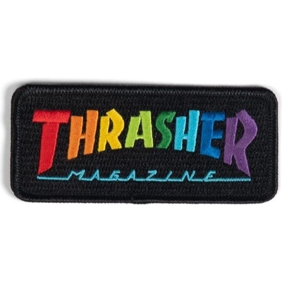 THRASHER RAINBOW MAG PATCH 10.5 x 4.5 cm