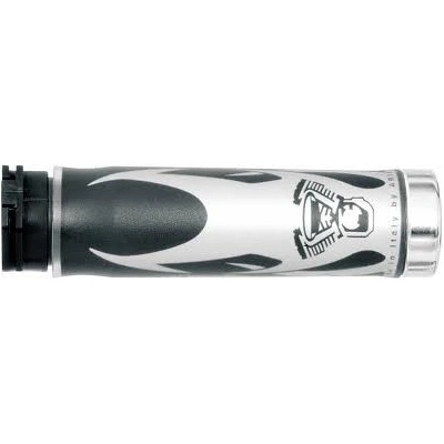 HARRIS gripy 02601-AG plameny chrom koncovka (130 mm/25 mm) bez otvoru barva šedá/černá