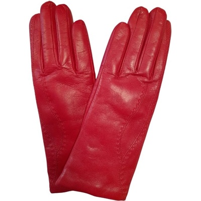 Junek kožené dámské rukavice červené