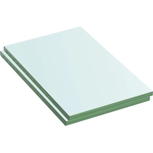 vidaXL Рафтове, 2 бр, панели прозрачно стъкло, 20x12 см (3051542)