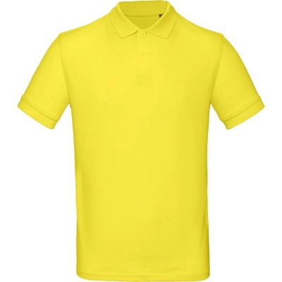 B&C polokošile Inspire polo piqué solar Žlutá