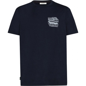 Icebreaker Men Merino 150 Tech Lite SS Tee Evolving Layers Размер: M / Цвят: тъмно син