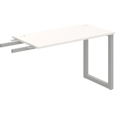 OFFICE PRO s.r.o. HOBIS prídavný stôl do uhla - UE O 1200 RU, hĺbka 60 cm, biela