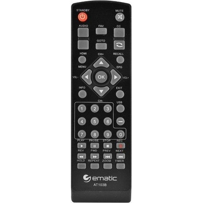 GENERAL Ematic at103b, at103c dvr - дистанционно управление дубликат (at103b, at103c dvr)