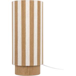 Leitmotiv Бяла/в естествен цвят въжена настолна лампа (височина 58 cm) Vienna Stripes - Leitmotiv (LM2429NT)