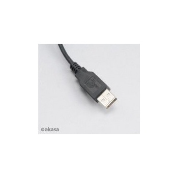 Akasa AK-CBUB05-10BK USB 2.0, male A na micro B male, 100cm, černý