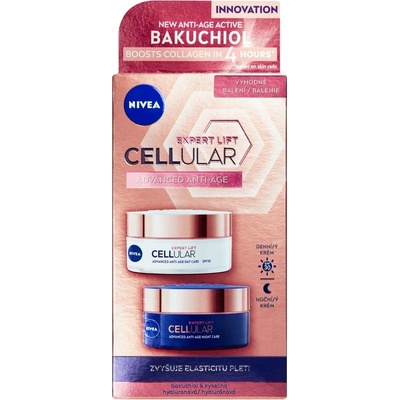 Beiersdorf Nivea Cellular Expert Lift дневен и нощен крем 2 x 50 мл двоен пакет