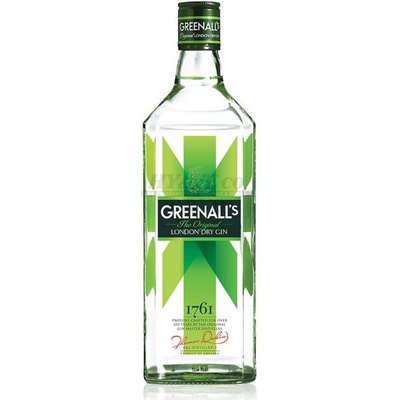 Greenall's London Dry Gin 40% 1 l (čistá fľaša)