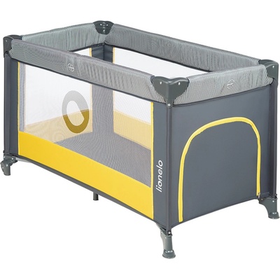 Lionelo Бебешка сгъваема кошара Lionelo - Stefi, жълт лимон