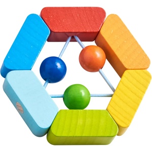 HABA Дървена бебешка играчка Haba, Шестаграм (304729)