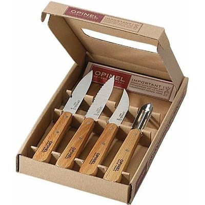 Opinel Sada nožů Les Essentiels natural 4 ks 001300