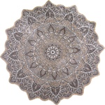 Vitaus Килим Makissa, ⌀ 80 cm Kave - Vitaus (FGR-S241-Kahve-80x80)