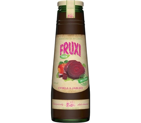 Fruxi jablko cvikla 100% šťava 0,75 l