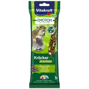 Vitakraft Пръчици Vitakraft Emotion Kracker малък гризач, с билки 3бр (495-33796)