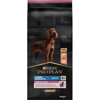 Purina Pro Plan Large Athletic Adult Sensitive Skin- със сьомга 14 кг