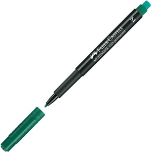 Faber-Castell Перманентен тънкописец Faber Castell OHP М, зелен