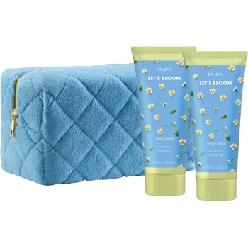 Pupa Milano Pupa Let's Bloom Комплект Daisy Field - Душ гел и Лосион, 2 x 200 ml + Несесер