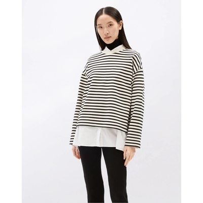 Armedangels Frankaa Maarlen Stripe 1716 undyed-black