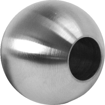 Koule koncová ø 30 mm na trubku ø 12 mm, broušená AISI 304