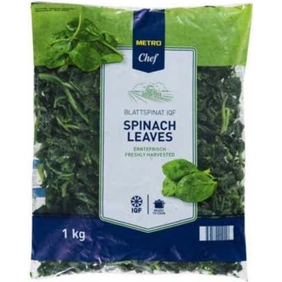Metro Chef Listový Špenat individuálně rychle zmrazený IQF 1 kg – Hledejceny.cz