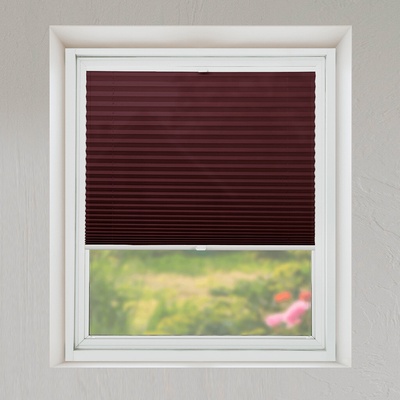 FOA Plisé roleta, s profilom Classic, Priesvitná, Bordó, P 025 65 x 190 cm