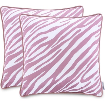 AmeliaHome Fun 2 ks růžová/bílá 45 x 45 cm