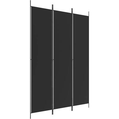 Lumarko Paraván 3-panelový černý 150x220 cm tk