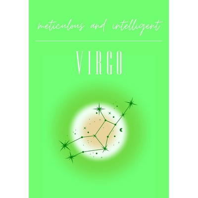 Plagát, Obraz - Intelligent Virgo Zodiac, Amelie, 30 × 40 cm