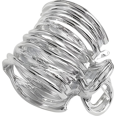 HARAHU Щипка за коса ka-30633 - Сребърна kp30633 (ka-30633)