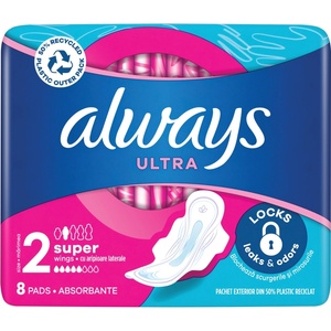 Procter & Gamble Вложки Always (8 бр. /фол) Ultra super