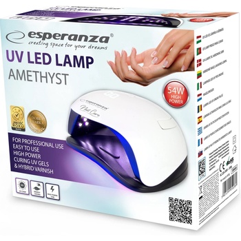 Esperanza EBN005 Amethyst UV LED lampa na gelové nehty a laky 54W