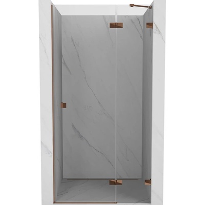 Mexen Lunar окачваща се врата за душ дясна 105 см, прозрачна, розово злато - 834-105-000-60-00-P (834-105-000-60-00-P)