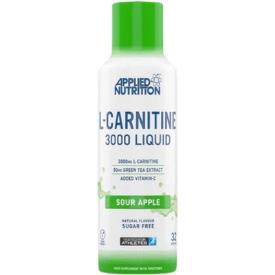 Applied Nutrition L-Carnitine Liquid 3000 With Green Tea [480 мл] Ябълка