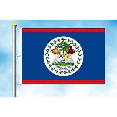 LIBEA, s.r.o. Vlajka Belize Rozměr: 40×60 cm, Uchycení: Karabiny na stožár