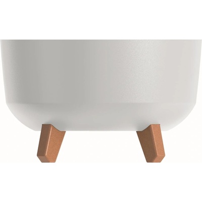 Prosperplast Květináč GRACIA LOW 23,5 cm bílý