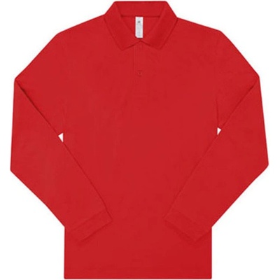 B&C polo triko PU427 red
