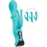 Beau Coeur Oriven Slide Ring Rabbit Vibrator Turquoise