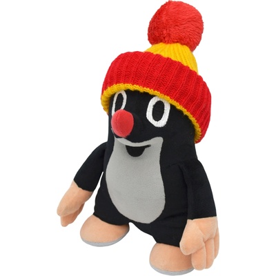 MUB Krtko 24 cm čiapka červeno-žltá